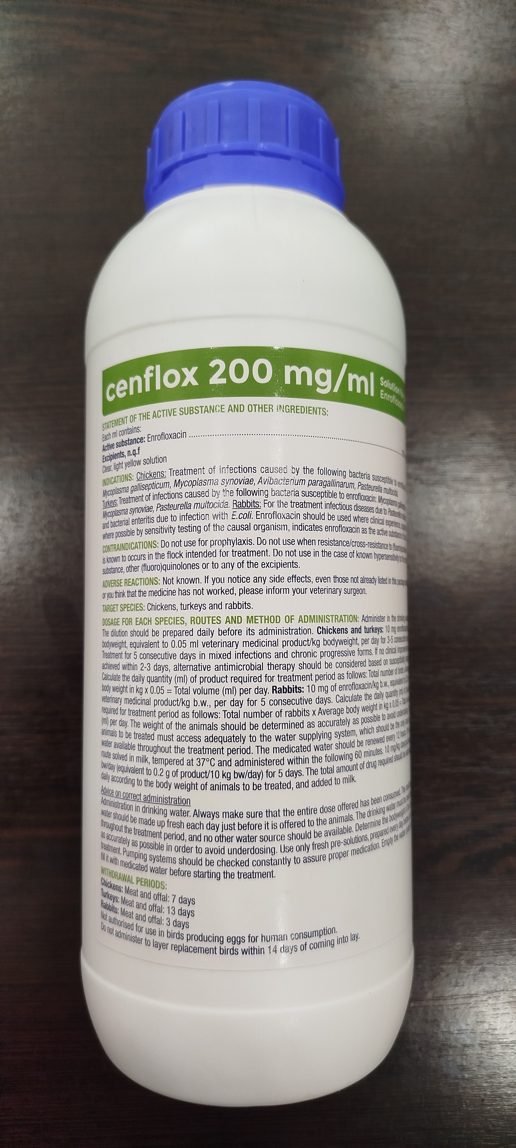 انرو فلوکساسین اسپانایی 20 درصد (cenflox)